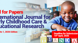 Call for Papers | International Journal for Early Childhood Care & Educational Research 