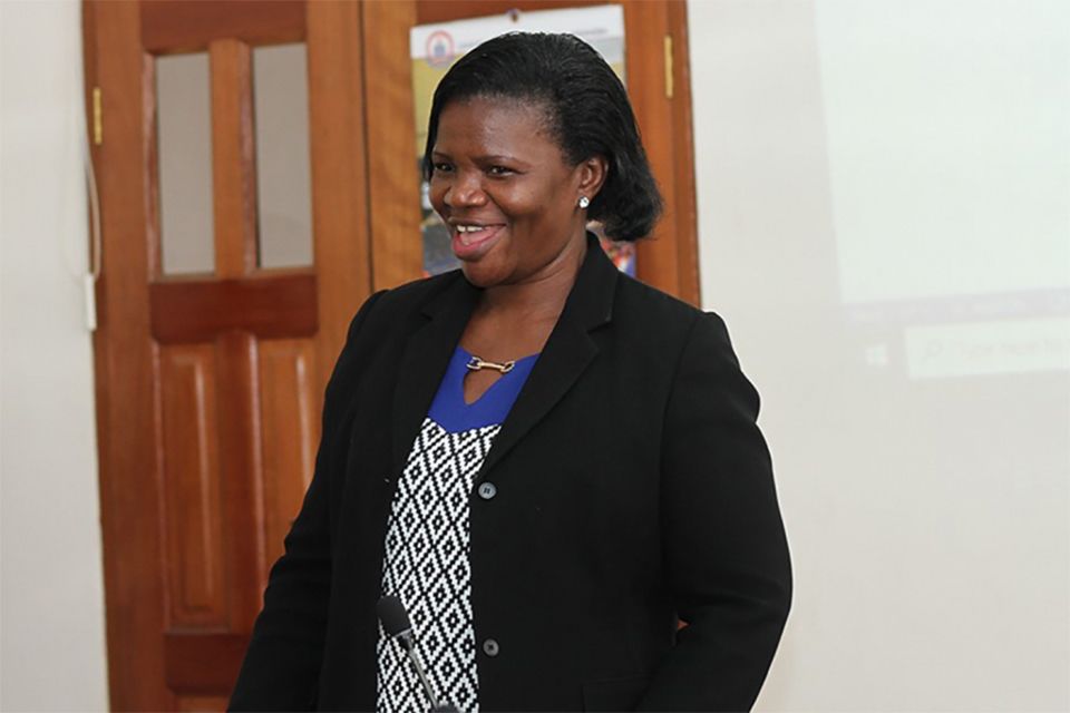 A picture of the deputy Registrar, Human Resource, Mrs. Deborah Afful