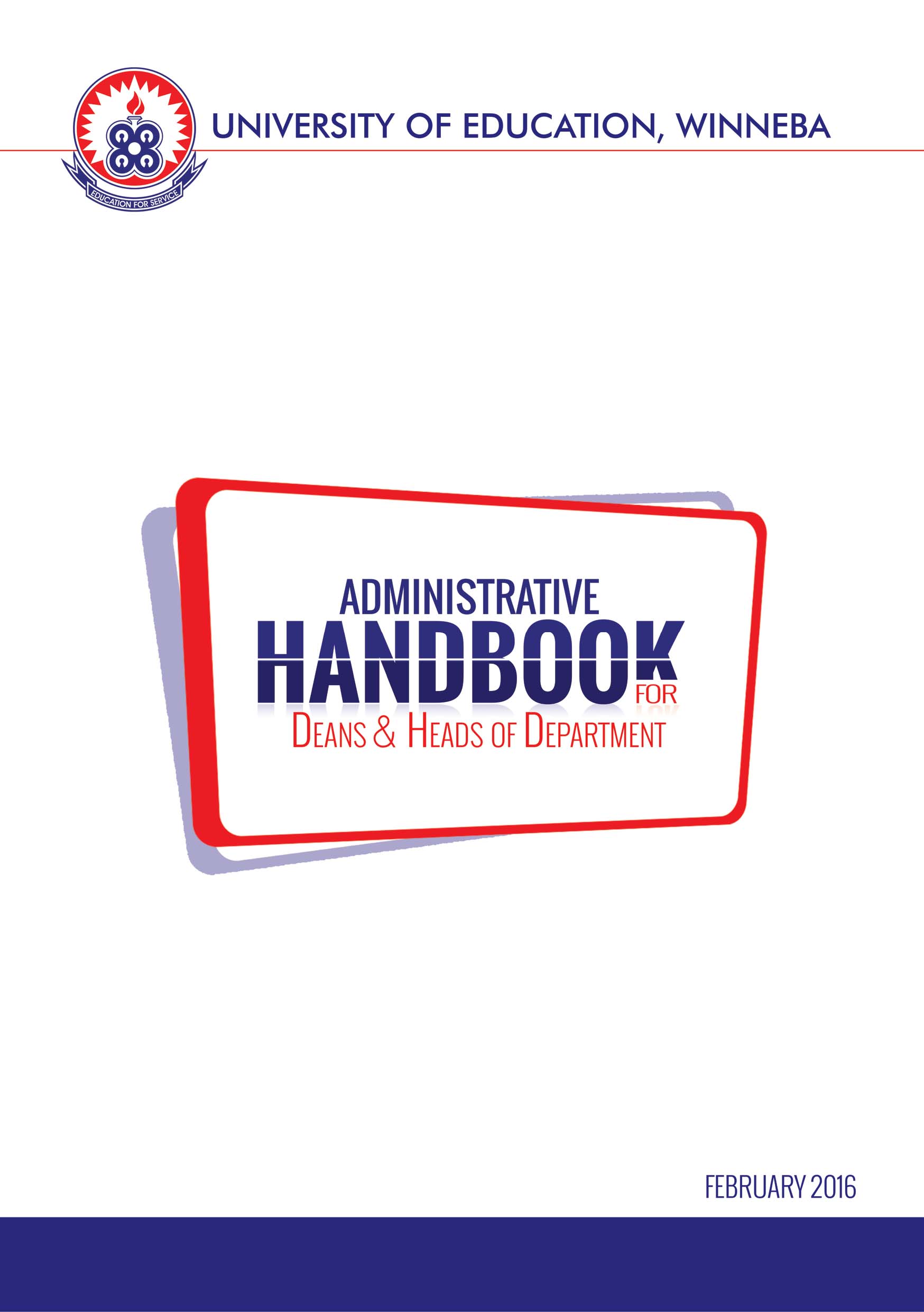 Handbook for Deans and HoDs