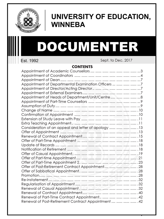 Documenter Dec. 2017