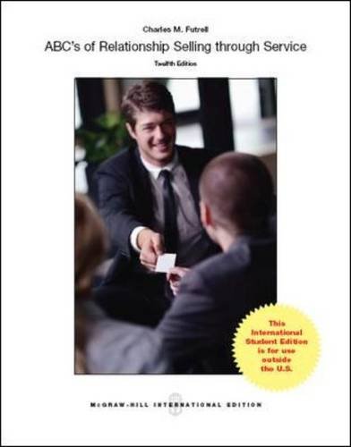 ABCs of Relationship Selling (12th Edition)