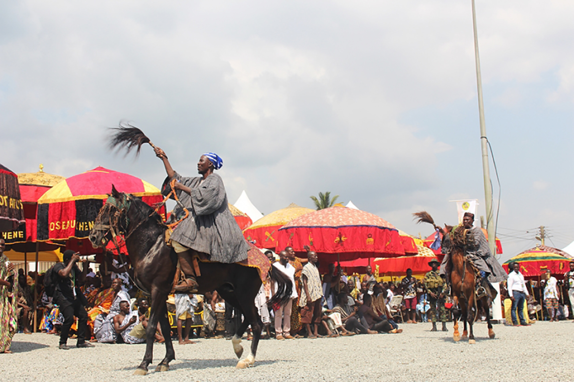 Horse display by the people of Dagbon