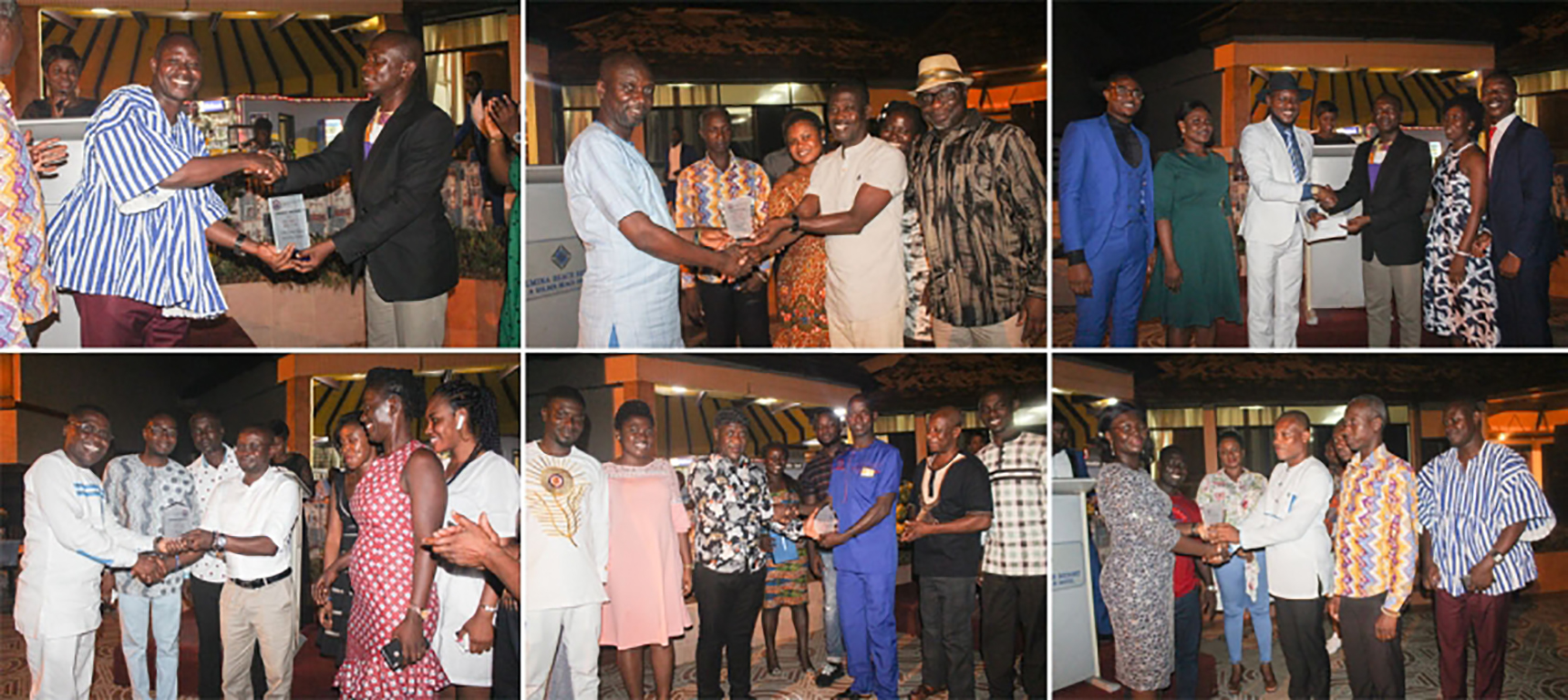 Awardees at the night