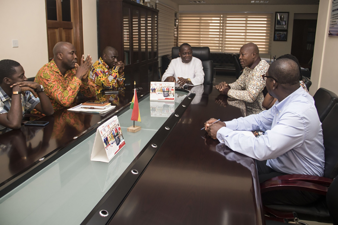 Rev. Fr. Prof. Anthony Afful-Broni in an interaction with the delegation