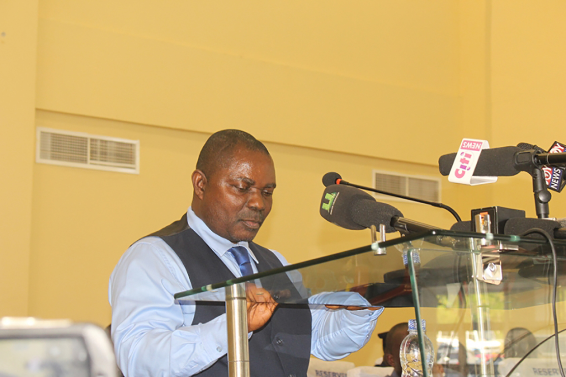 Surv. Paul Osei-Barima Esq. welcoming participants