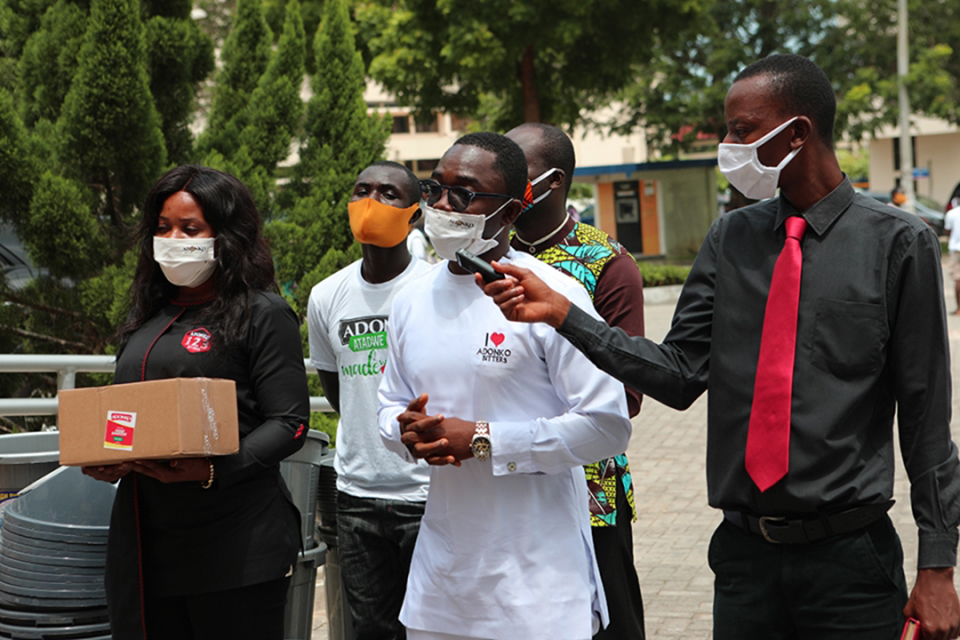 Marketing Manager, Adonko Bitters Limited, Mr. Vincent Opare 