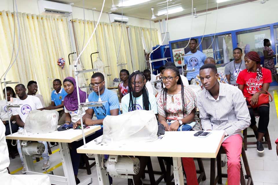 A group photograph of some of the FDTE students at the presentation ceremony