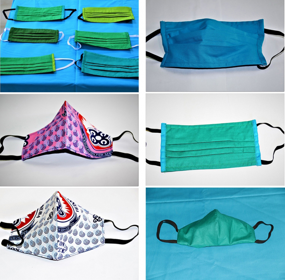 image of some of the face masks 