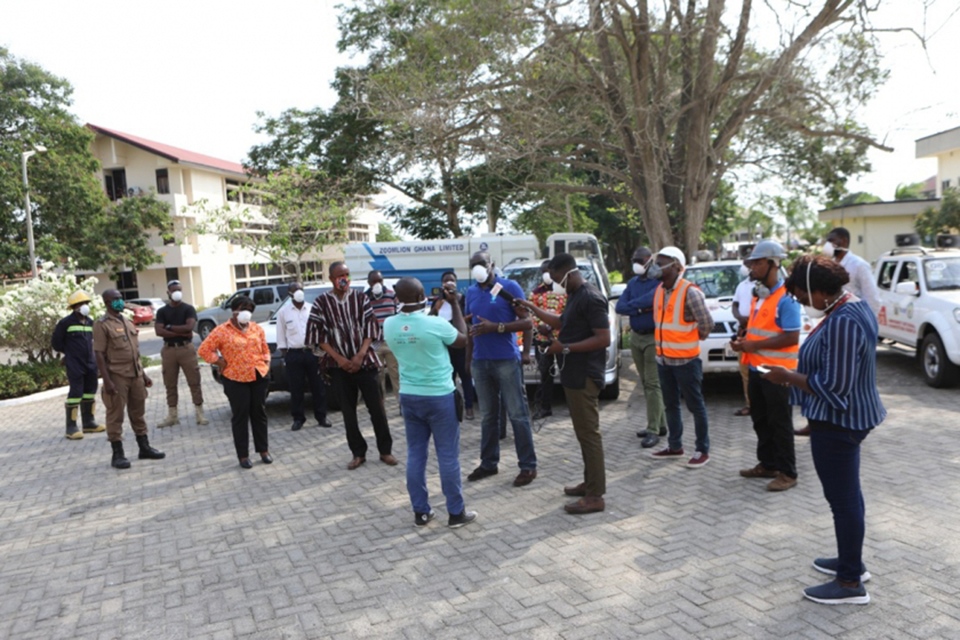 News Cover: UEW Management Strives to Contain Spread of Covid-19