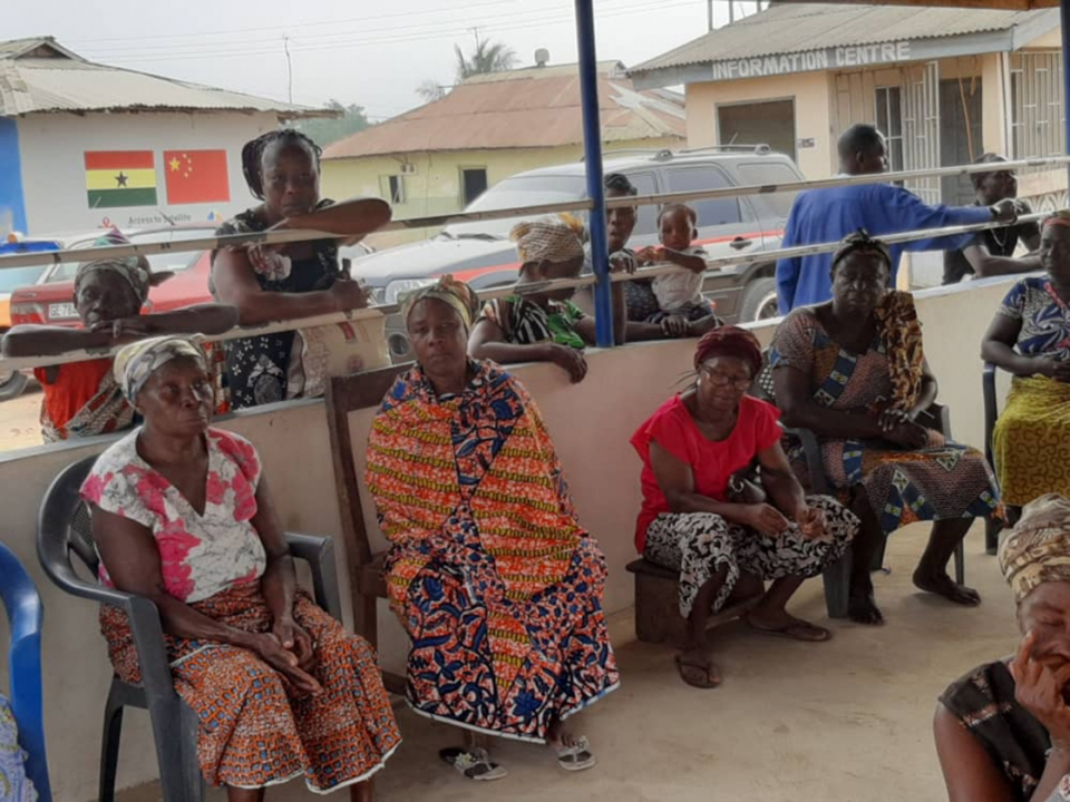 Some residents of Ateitu at the Outreach Programme