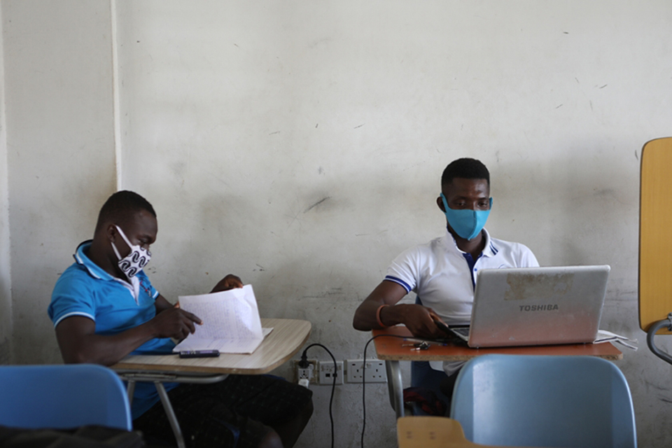 Some Students in a classroom 