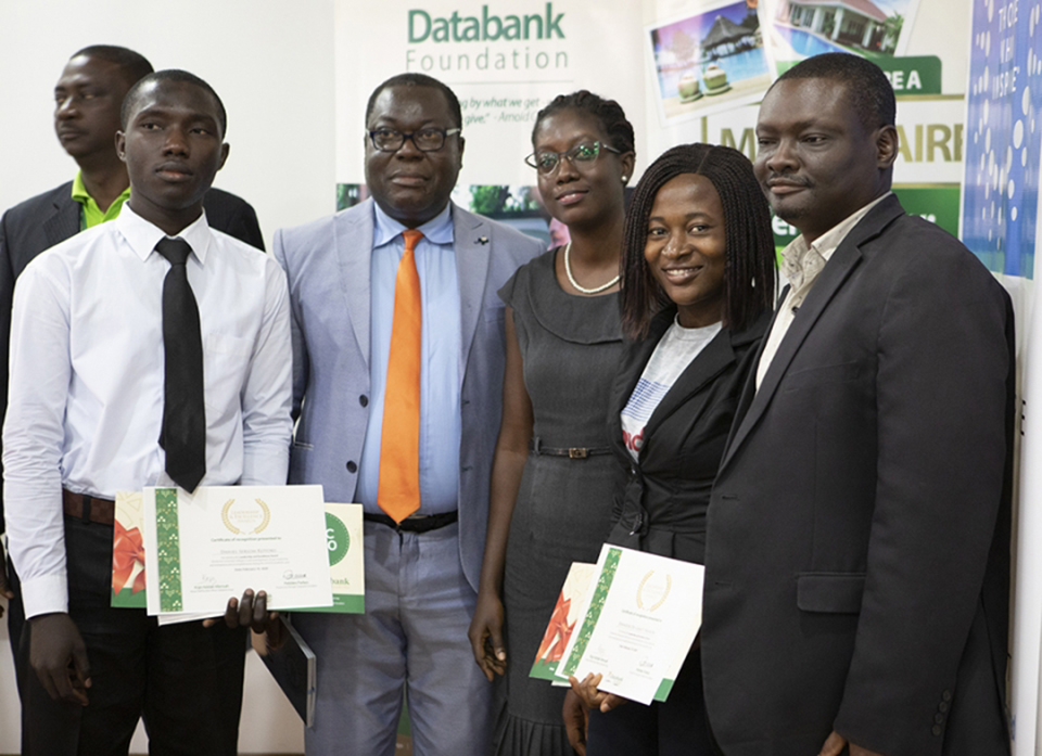 Group photograph with awardee 