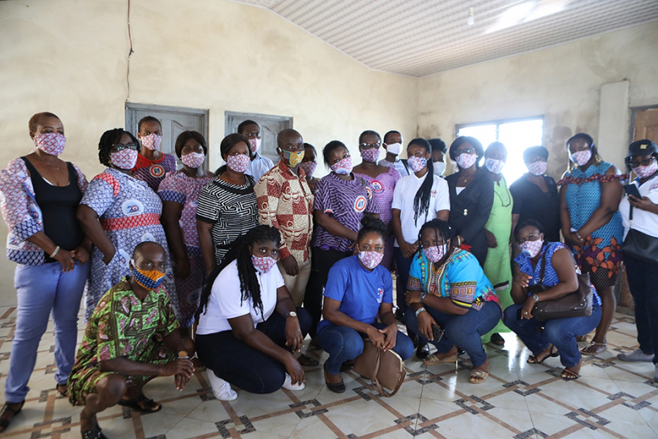 Department of Home Economics Education Sensitises Effutu Inhabitants on COVID-19