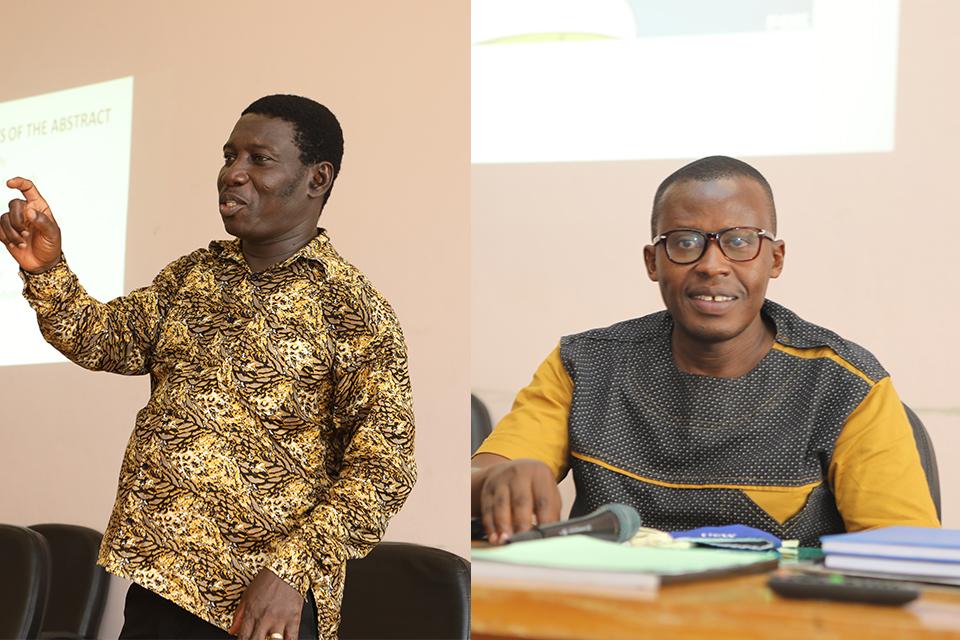 Resource persons, Dr. Paul Kobina Effrim and Dr. Michael Subbey