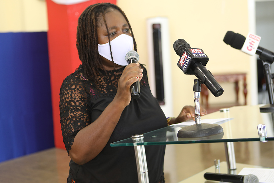 Dr. Juliana Daniels cautioning the new executives