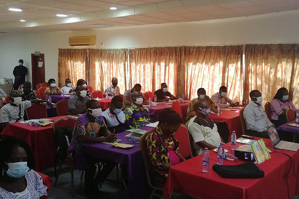 A cross-section of teachers and mentors at the programme