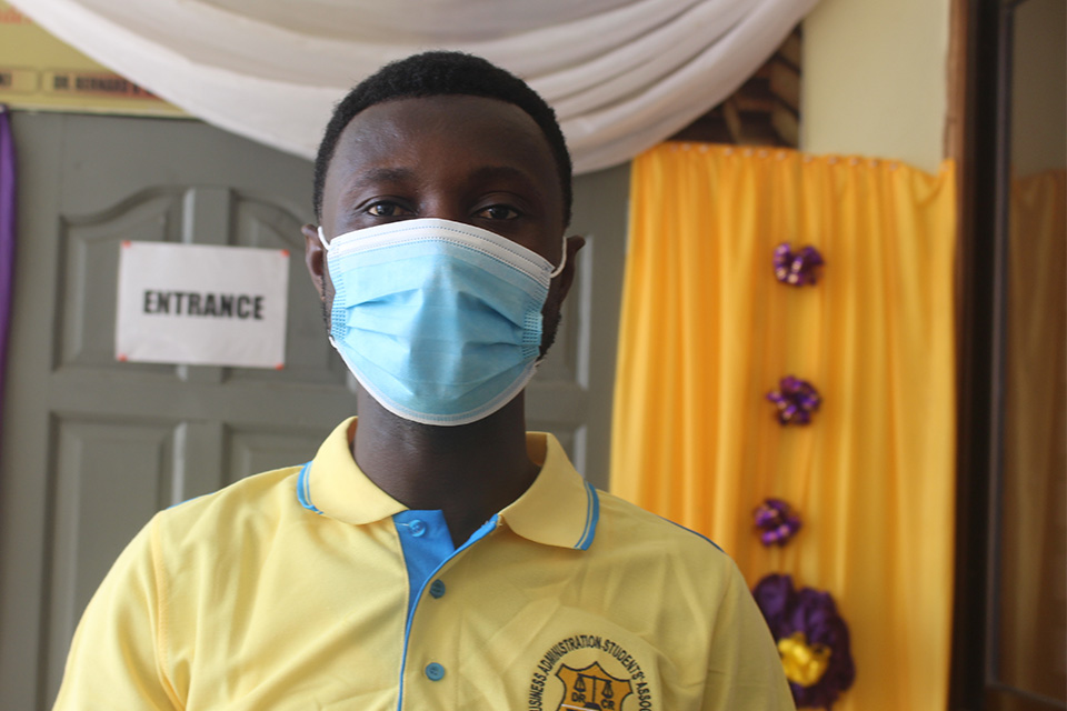 immediate past President, Business Administration Students Association [BASA], Mr. George Agyapong