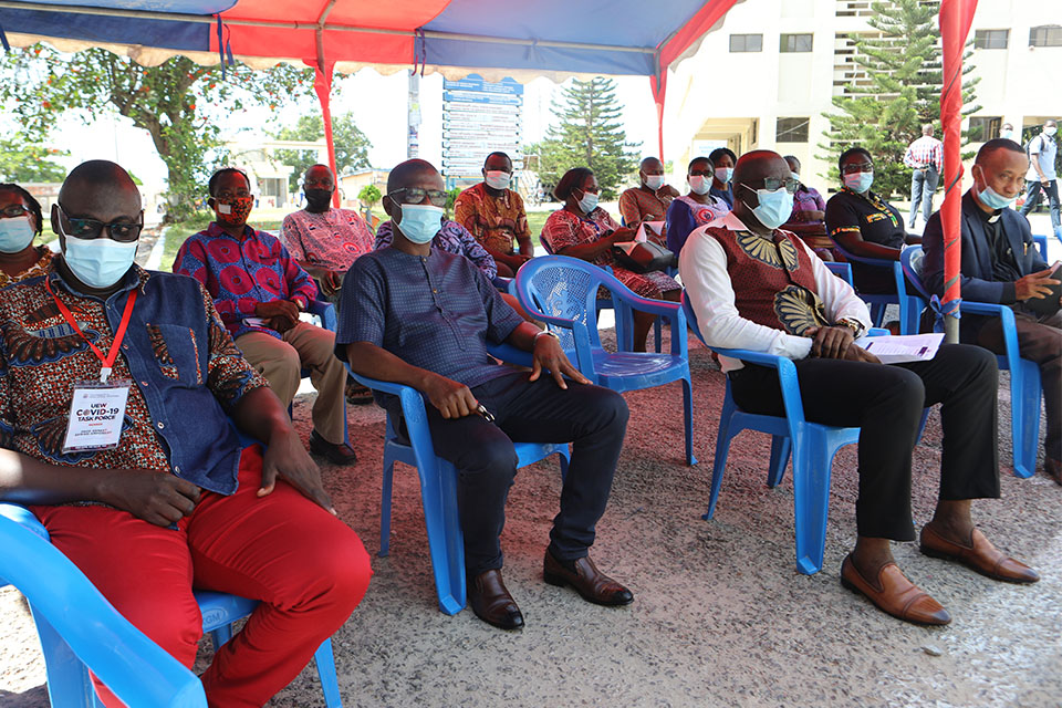 Some invited guests at the ceremony