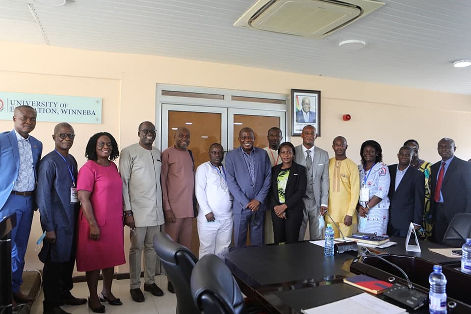 Management of UEW and EPUC in a group photograph after the signing ceremony