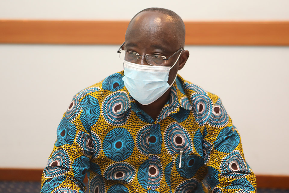 Prof. Obeng Mireku expressing the Governing Council's confidence in the Committee's sagaciousness to choose the best candidate