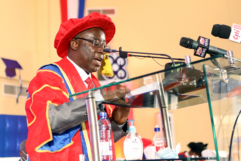 Chairman of UEW Governing Council in an appeal to Government and the Ministry of Finance to address industrial action by SSA-UoG and GAUA