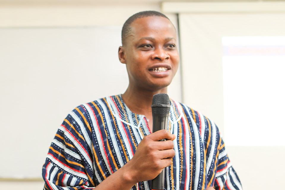 Dr. Adams Osman delivering the keynote address