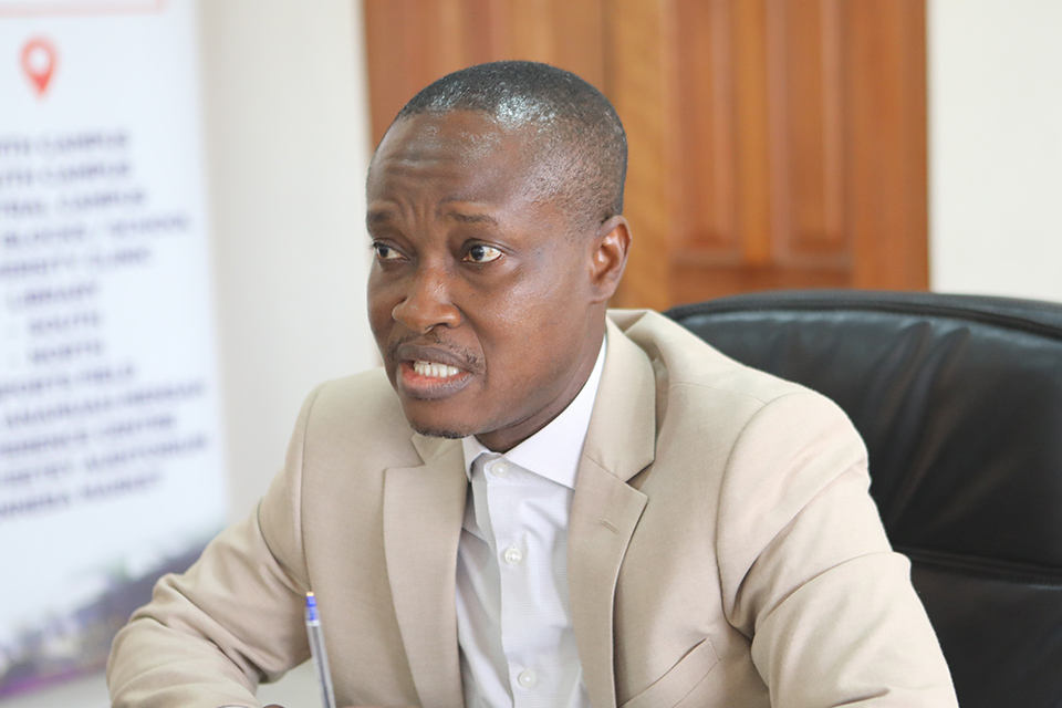 Prof. Dandy George Dampson, speaking on behalf of UEW