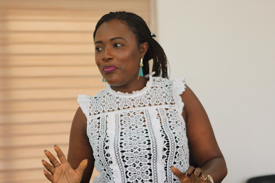 Ms. Dinah Adiko, expounding on gender equality and social inclusion