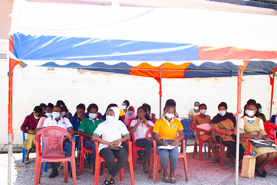 Some female residents of the Hall