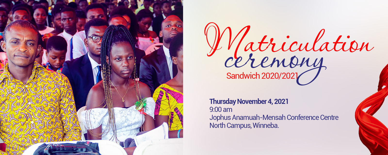 Matriculation Ceremony | Sandwich 2020/2021