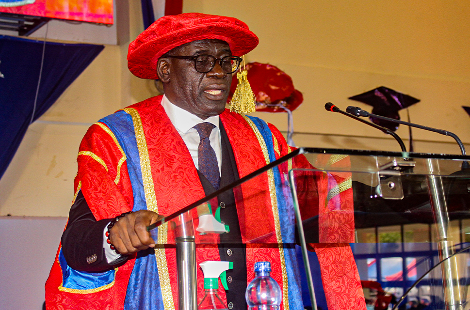 Ag. Vice-Chancellor encourages graduands to never stop learning as they enter the world of work