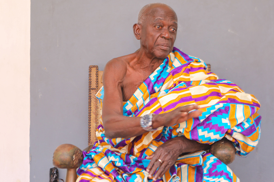 Okukudurfo Ogyeabour Kwamena Hammah Ababio, Paramount Chief of the Ajumako Traditional Area
