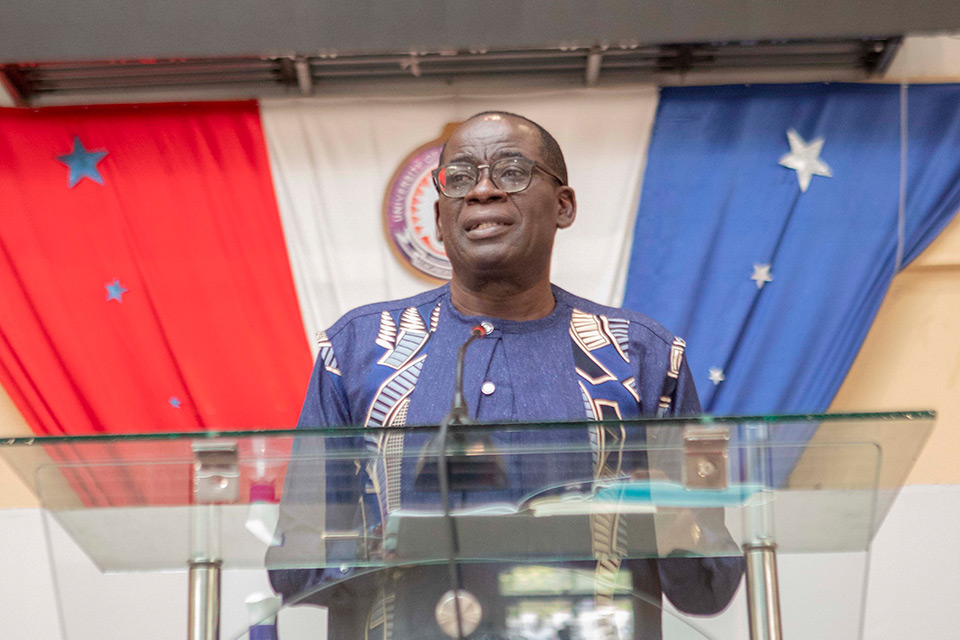 Vice-Chancellor, Prof. Ofori-Birikorang spurs on the young men and women to strive towards achieving their academic goals