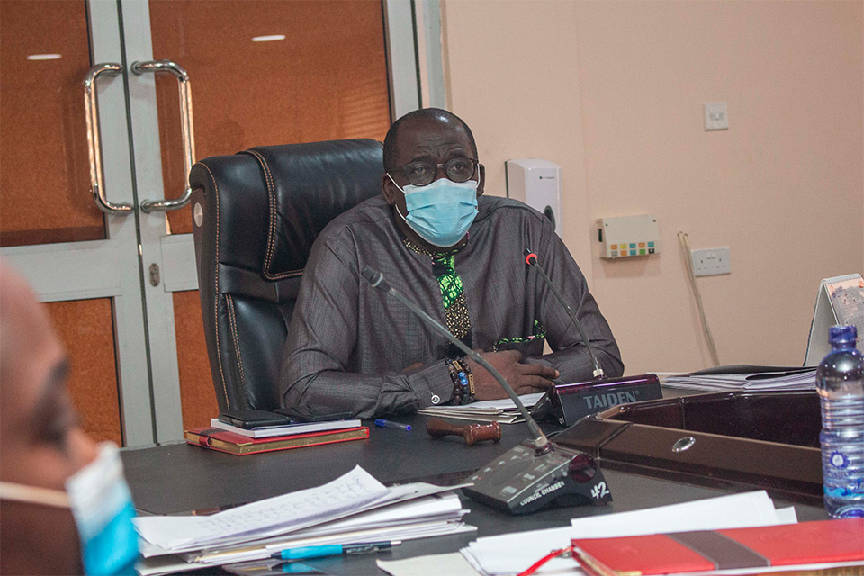 Prof. Ofori-Birikorang assures the team of management's support and readiness to ensure reconciliation