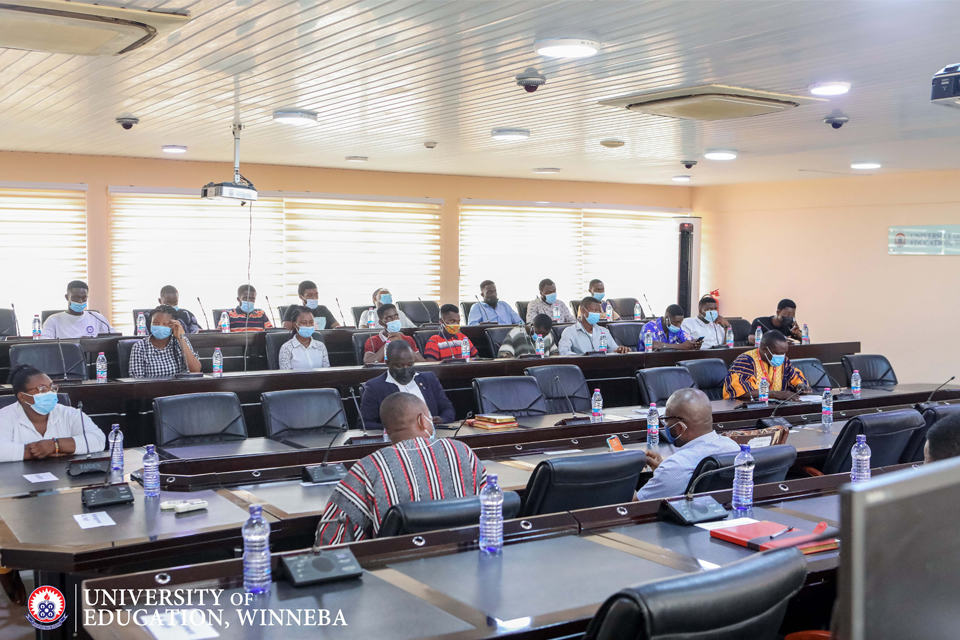 Chairman of the Governing Council encourages the students to get over the unfortunate incident and begin afresh