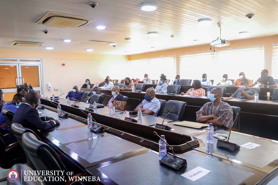 Chairman of the Governing Council encourages the students to get over the unfortunate incident and begin afresh