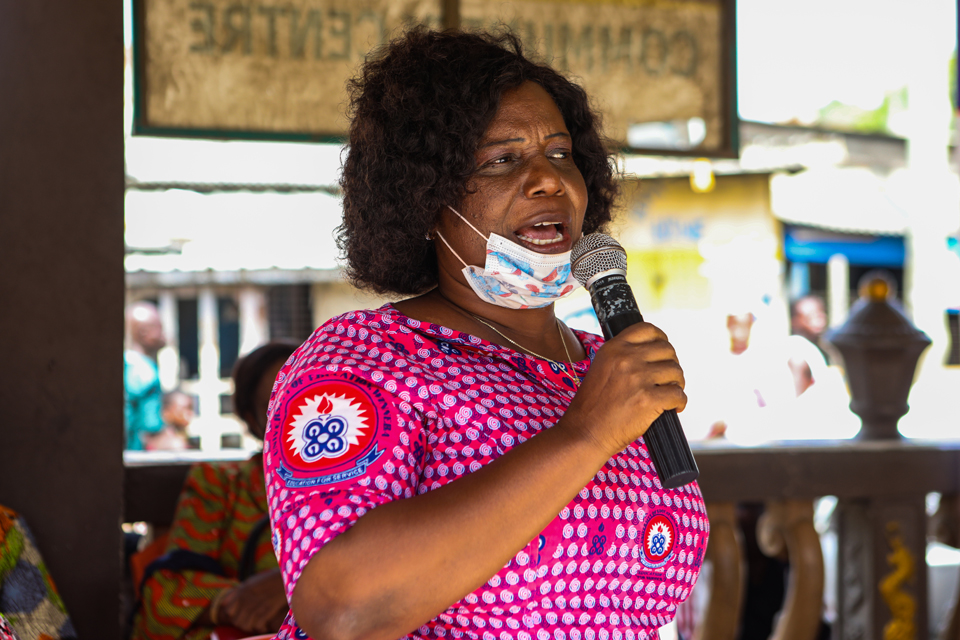 Keynote speaker, Dr. Theresa Amu, calls on all and sundry to  take action in breaking the bias 