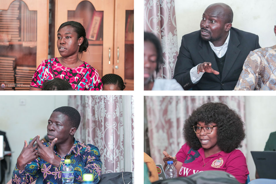 A cross-section of participants 