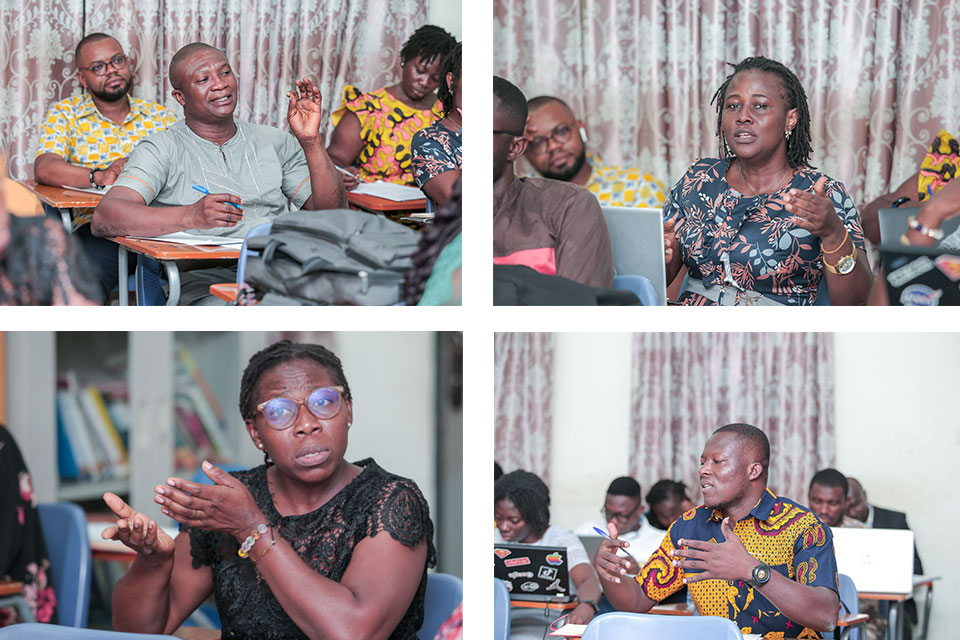 Cross-section of attendees 