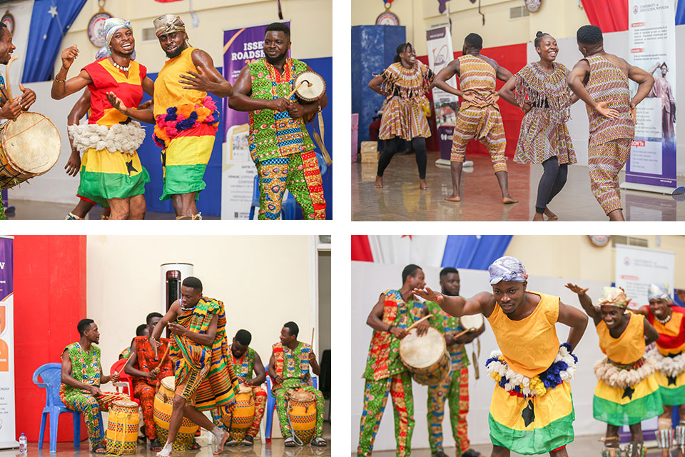 Exuberant performances by the Department of Theatre Arts, School of Creative Arts, UEW