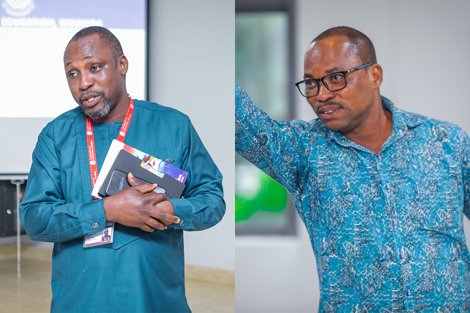 Dr. Bernard B. B. Bingab  and Dr. Harrison Golo during the orientation programme