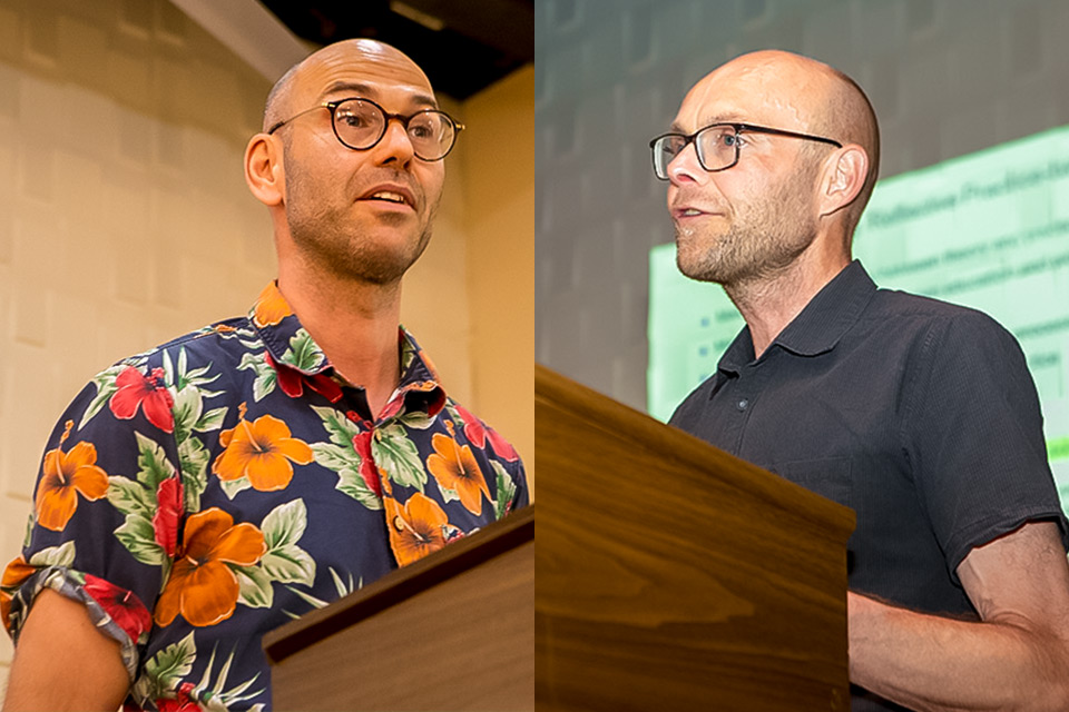 Rasmus Lalin Philkj (left) and Dr. Thomas Kjargaard