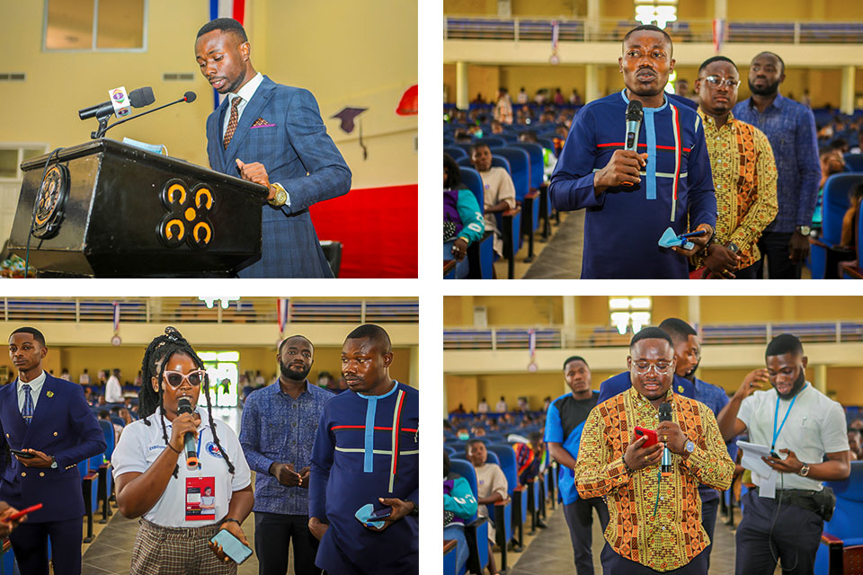 Sections of participants 