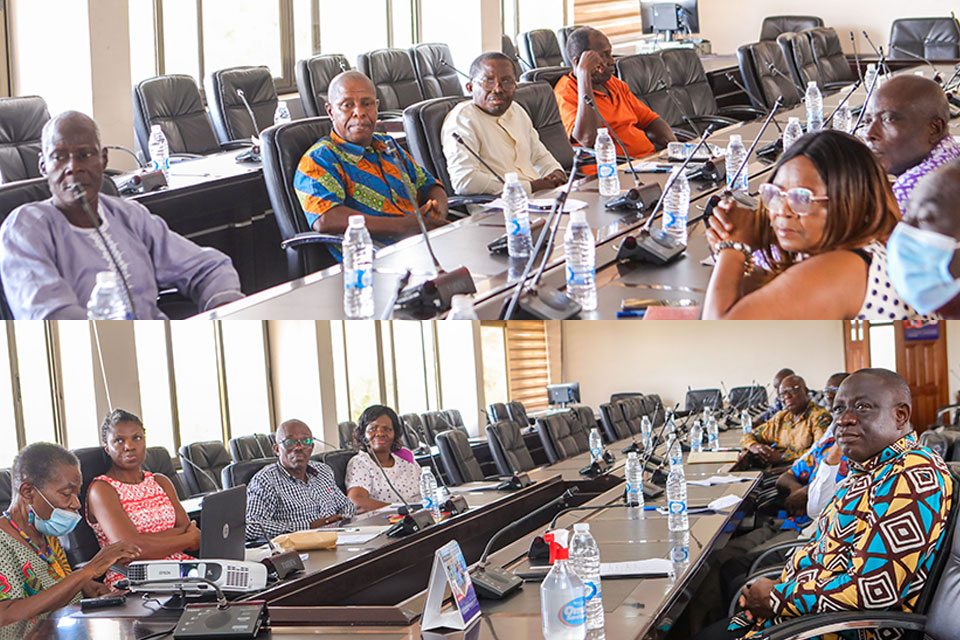 Retirees during one of the presentations