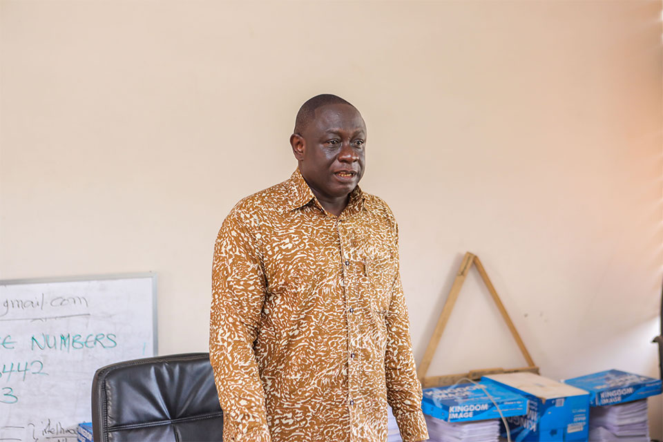 Mr. William Agyei-Bieni extols the retirees for their hardwork and contributions towards the progress of UEW during their working years