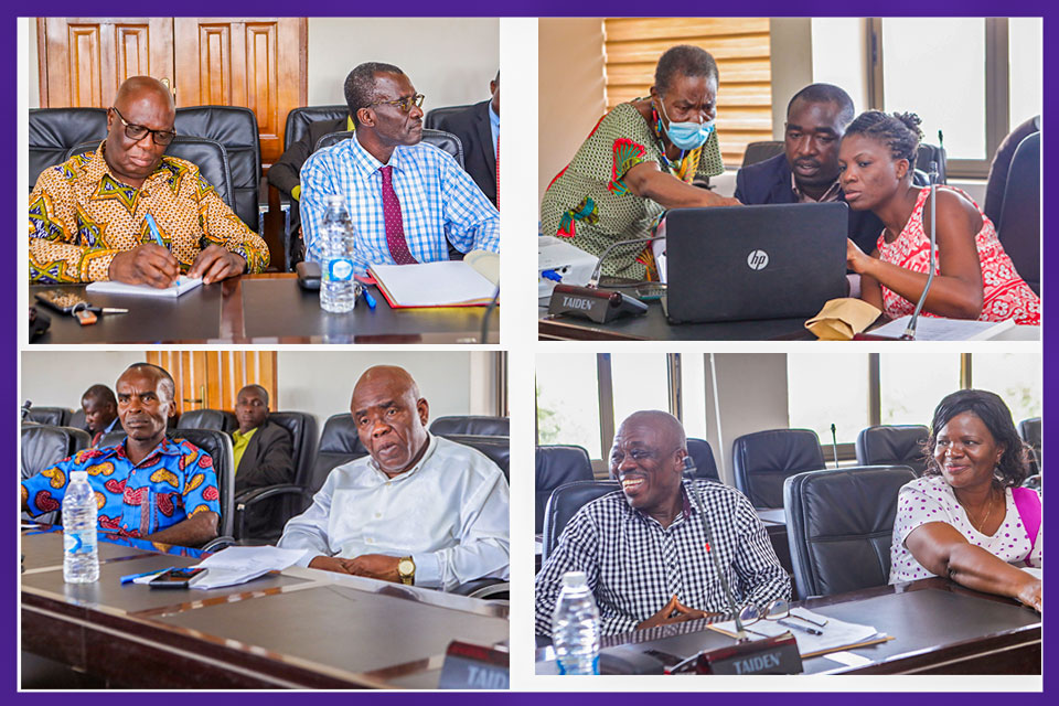 Sections of participants 