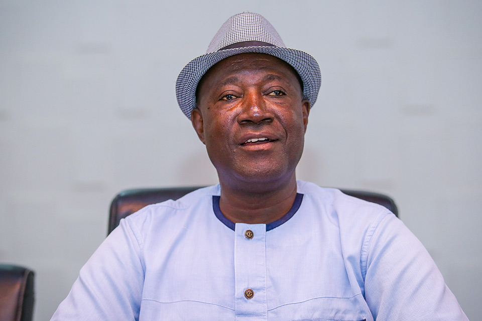 Outgoing Principal of CODeL, Prof. Owusu Mensah bids farewell to staff of the College as his tenure of office comes to an end