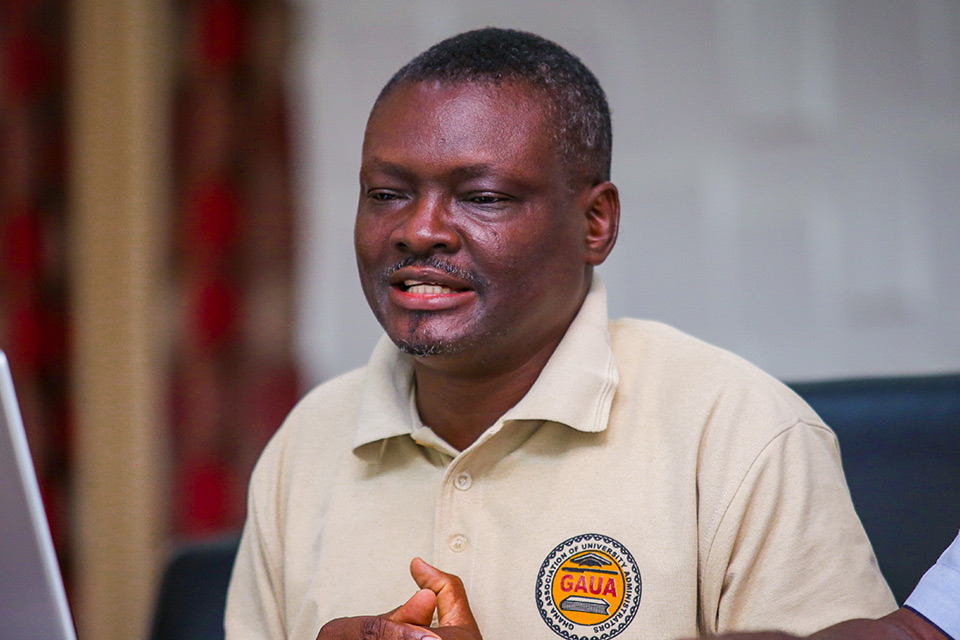 Mr. Jerry Addison Anyan reiterates the staff's commitment to working hard towards the advancement of the College