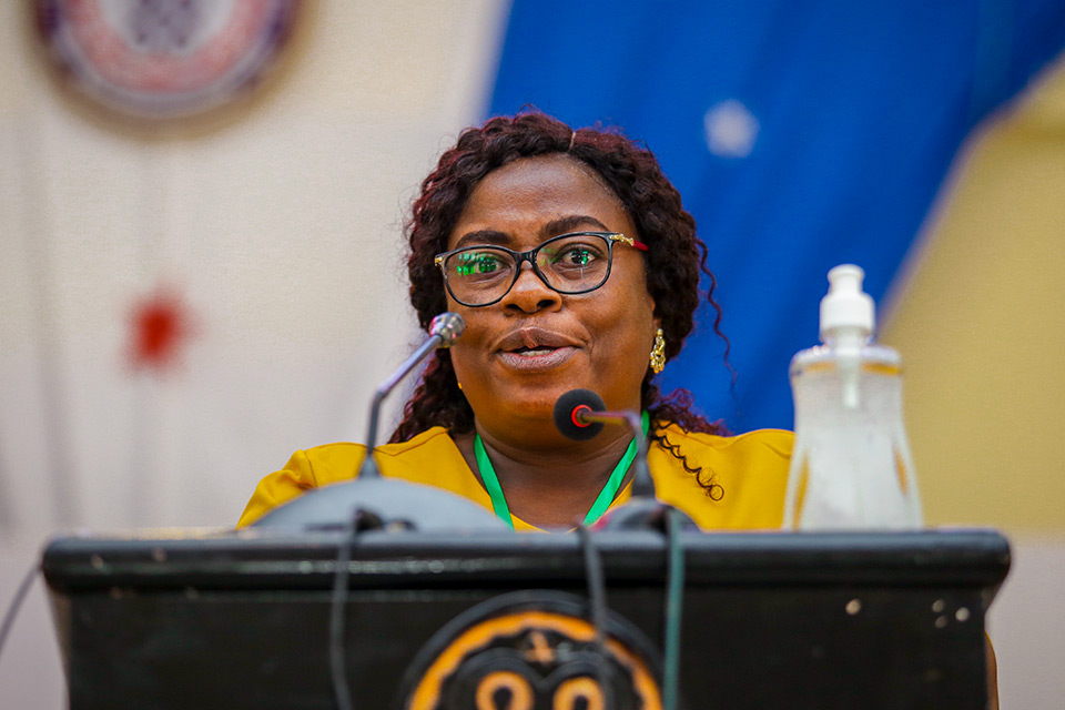 Dean of FSSE, Prof. Lucy Effeh Attom