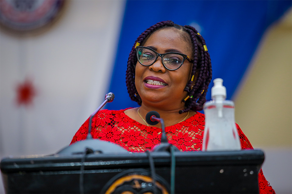 Deputy Commission Secretary of NCCE, Mrs. Lucille Hewlett Annan